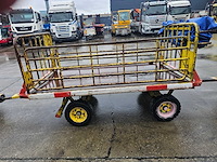Partij van 5 gustav stiehl kfw airport baggage carts / luchthaven bagagewagens – 1.500 kg - afbeelding 4 van  8