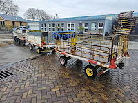 Partij van 5 gustav stiehl kfw airport baggage carts / luchthaven bagagewagens – 1.500 kg - afbeelding 6 van  8