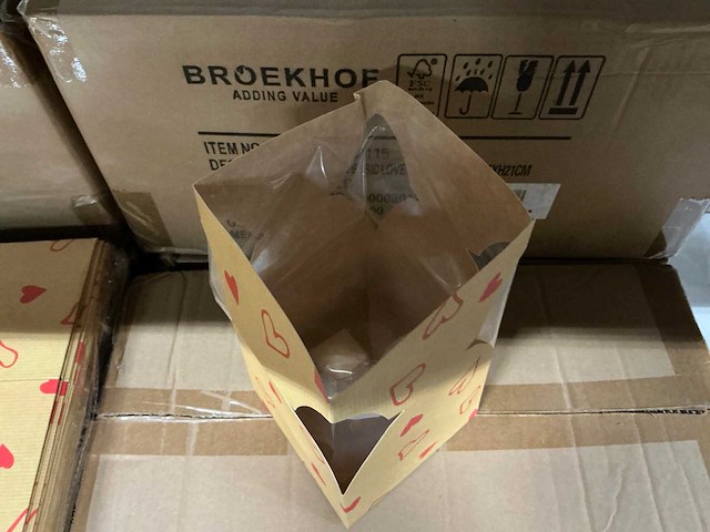 Partij vase basic love story kraft 11,5xh21cm (1200x) - afbeelding 3 van  6