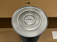 Partij vase galvanized ridge 22/18x48cm (60x) - afbeelding 3 van  5