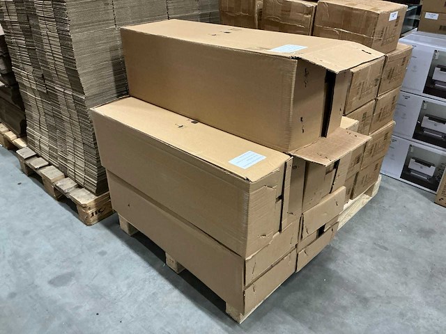 Partij vase galvanized ridge 22/18x48cm (60x) - afbeelding 2 van  3