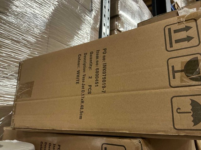 Partij vase jet d17xh48,5cm ceramic (18x) - afbeelding 5 van  6