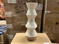 Partij vase jet d17xh48,5cm white ceramic (18x) - afbeelding 1 van  4