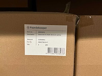 Partij vase jet d19xh39,5cm white ceramic (14x) - afbeelding 5 van  5