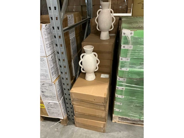 Partij vase liz l24,5xb17xh40,5cm ceramic (30x) - afbeelding 4 van  5