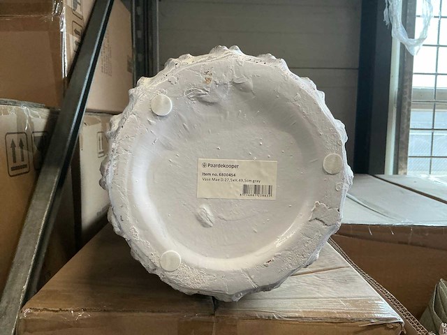 Partij vase mae d27,5xh49,5cm ceramic (20x) - afbeelding 1 van  2