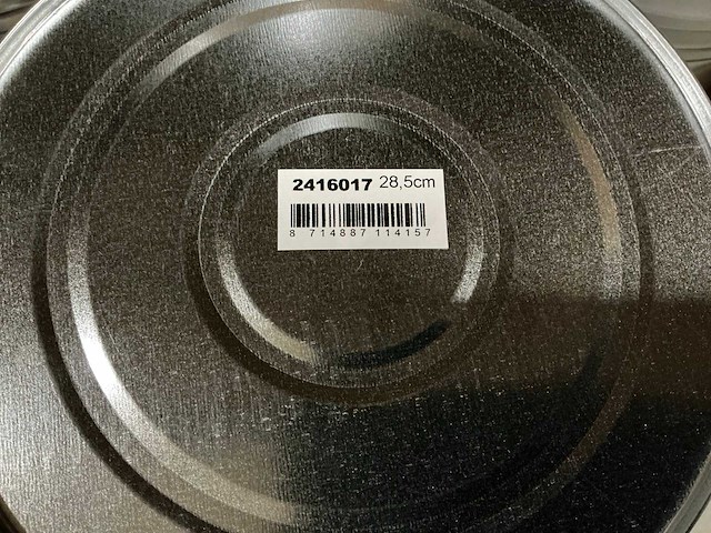 Partij vases galvanized ridge 29/19x28,5cm (132x) - afbeelding 4 van  5