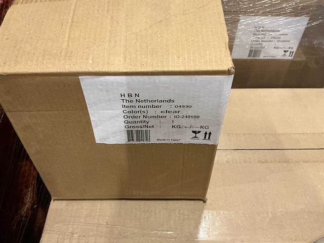 Partij vazen clear h25xd25cm (98x) - afbeelding 3 van  4