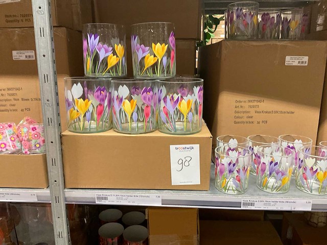 Partij vazen en waxinelichthouders - afbeelding 5 van  40