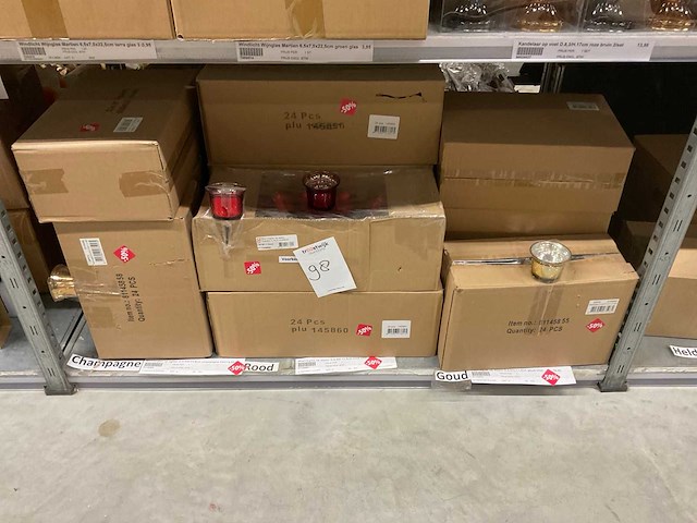 Partij vazen en waxinelichthouders - afbeelding 16 van  40