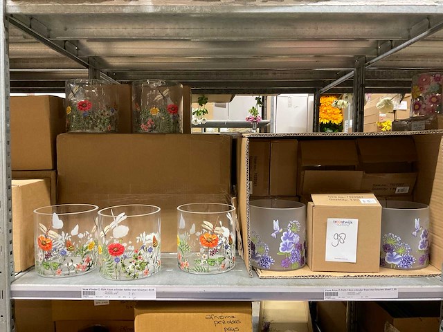 Partij vazen en waxinelichthouders - afbeelding 18 van  40