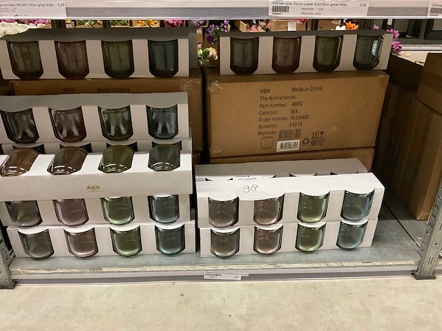 Partij vazen en waxinelichthouders - afbeelding 20 van  40