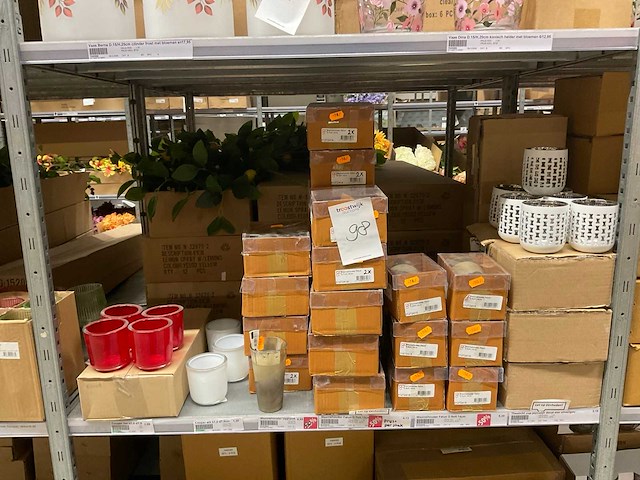 Partij vazen en waxinelichthouders - afbeelding 24 van  40