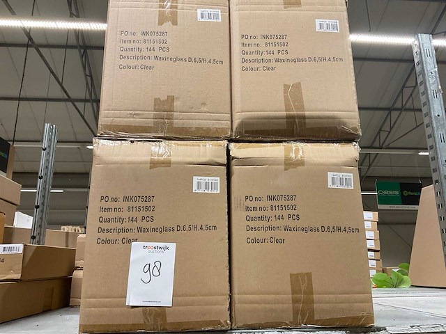 Partij vazen en waxinelichthouders - afbeelding 34 van  40