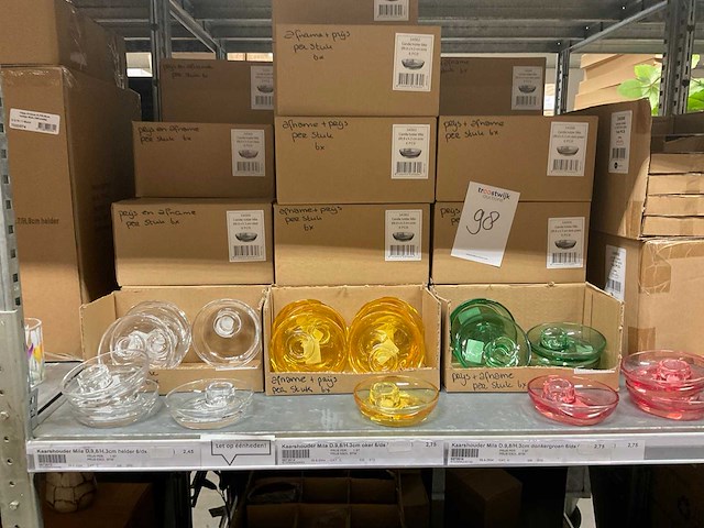 Partij vazen en waxinelichthouders - afbeelding 36 van  40