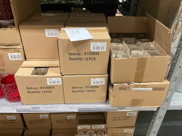 Partij vazen en waxinelichthouders - afbeelding 38 van  40