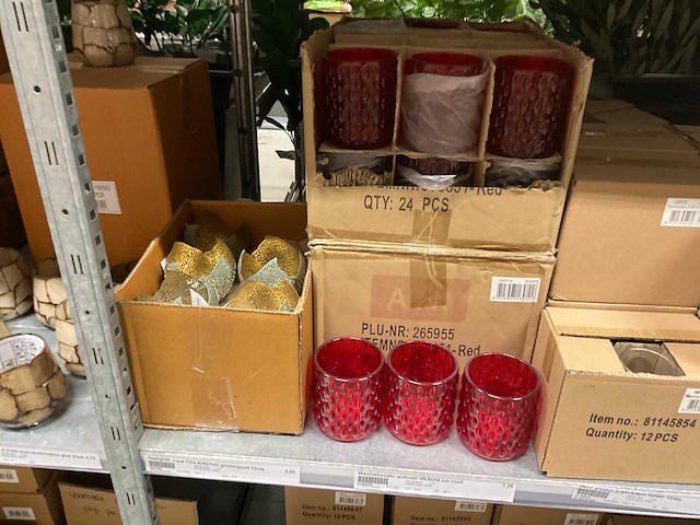 Partij vazen en waxinelichthouders - afbeelding 39 van  40