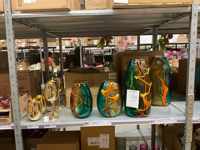 Partij vazen en waxinelichthouders - afbeelding 2 van  12