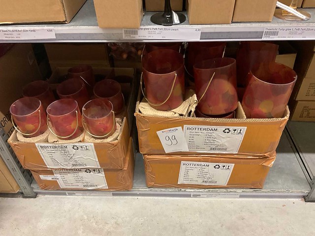 Partij vazen en waxinelichthouders - afbeelding 8 van  12