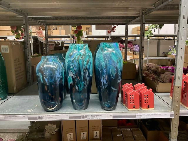 Partij vazen en waxinelichthouders - afbeelding 10 van  12