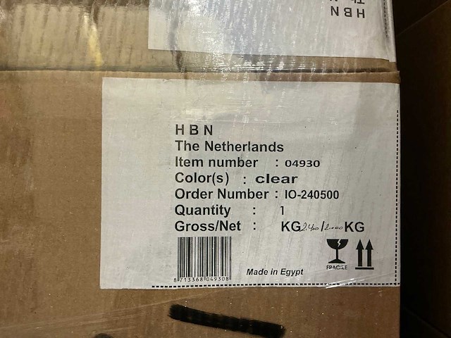 Partij vazen h25xd25cm clear (96x) - afbeelding 4 van  4