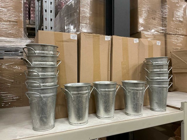 Partij vazen met handgreep h19,5xd14,5cm (60x) - afbeelding 1 van  3