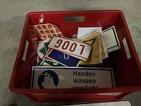 Partij veiligheids- en waarschuwingsborden - afbeelding 2 van  4