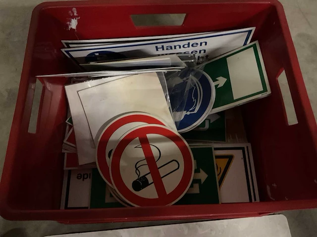 Partij veiligheids- en waarschuwingsborden - afbeelding 3 van  4