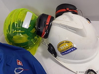 Partij veiligheidsbenodigdheden o.a. bouwhelmen, veiligheidsbrillen & flame overall - maat xxxl - afbeelding 4 van  6