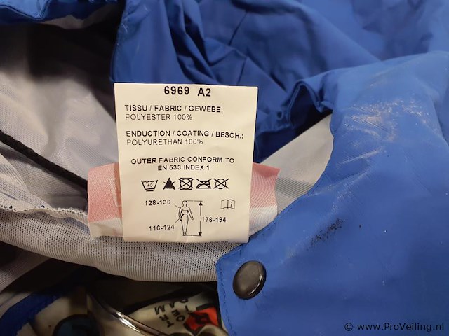 Partij veiligheidsbenodigdheden o.a. bouwhelmen, veiligheidsbrillen & flame overall - maat xxxl - afbeelding 6 van  6