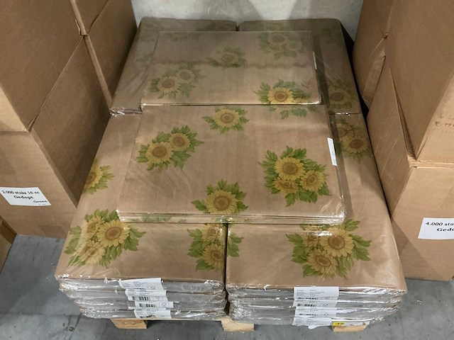 Partij vellen bruin fscmix70% zonnenbloem 60x85cm 10kg per pak (22x) - afbeelding 1 van  2