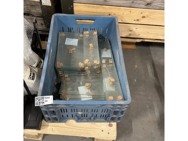 Partij vensterglas, voor costa wandlampen - afbeelding 1 van  2