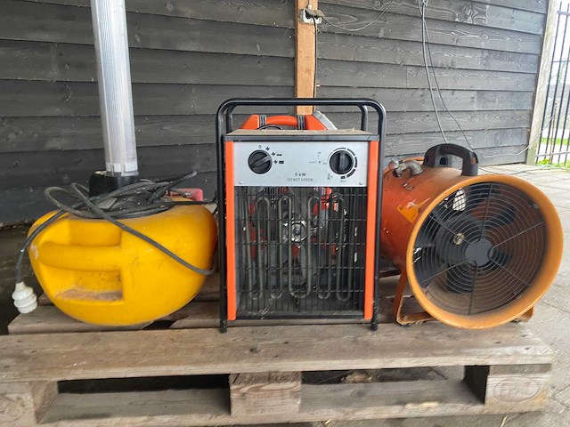 Partij ventilatoren, licht en rugspuit - afbeelding 4 van  4