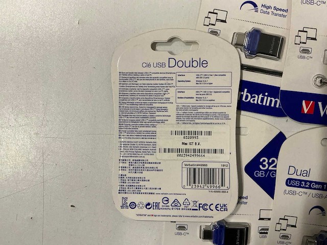 Partij verbatim dual usb/tough max usb/ yubikey 5 nfc (17x) - afbeelding 3 van  5