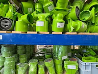 Partij verbindingsstukken en onderdelen luchtkanalen, air excellent, groen - afbeelding 2 van  14