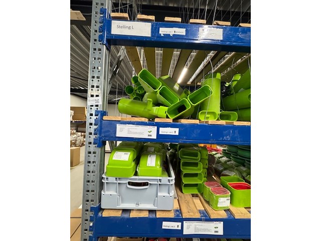 Partij verbindingsstukken en onderdelen luchtkanalen, air excellent, groen - afbeelding 6 van  14