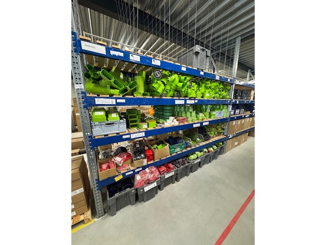 Partij verbindingsstukken en onderdelen luchtkanalen, air excellent, groen - afbeelding 1 van  14