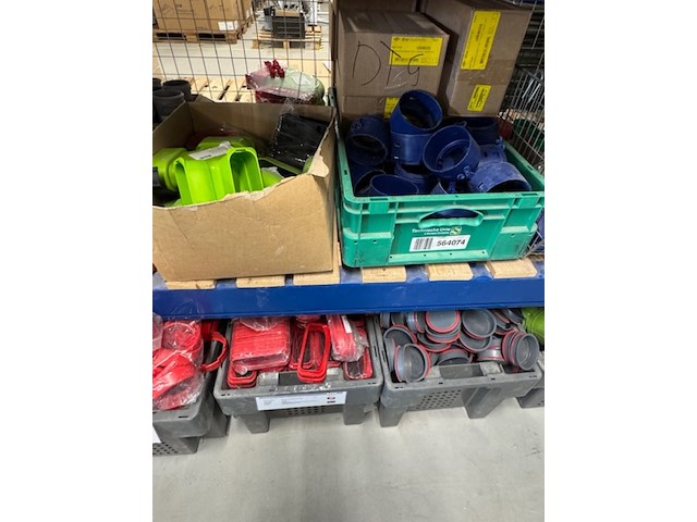 Partij verbindingsstukken en onderdelen luchtkanalen, air excellent, groen - afbeelding 9 van  14