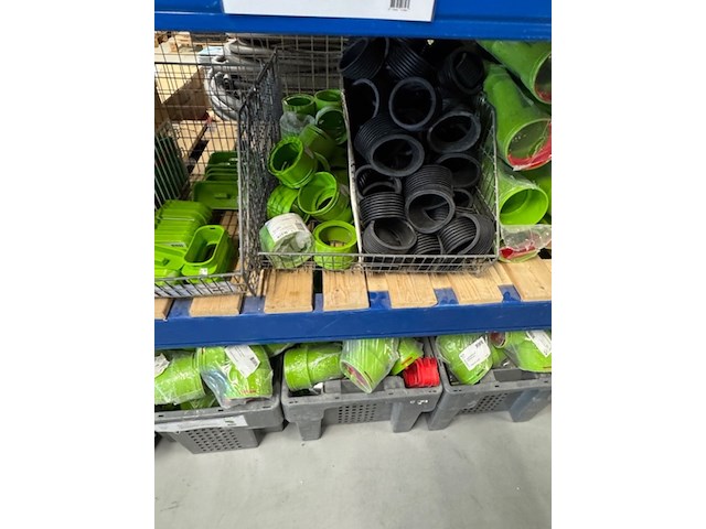 Partij verbindingsstukken en onderdelen luchtkanalen, air excellent, groen - afbeelding 11 van  14