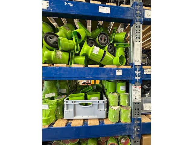 Partij verbindingsstukken en onderdelen luchtkanalen, air excellent, groen - afbeelding 14 van  14