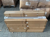 Partij verduistering - plissé gordijn - 100x140 cm - grijs (54x) - afbeelding 4 van  4