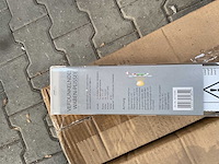 Partij verduistering - plissé gordijn - 110x140 cm - grijs (54x) - afbeelding 2 van  4