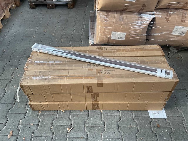 Partij verduistering - plissé gordijn - 110x140 cm - grijs (54x) - afbeelding 1 van  4