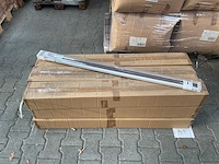 Partij verduistering - plissé gordijn - 110x140 cm - grijs (54x) - afbeelding 1 van  4