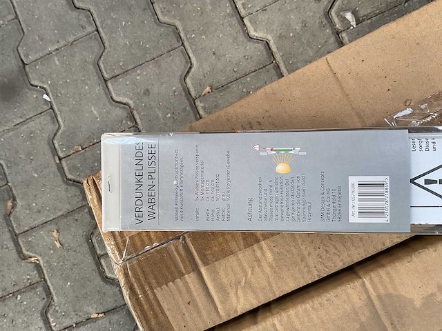 Partij verduistering - plissé gordijn - 110x140 cm - grijs (54x) - afbeelding 3 van  4