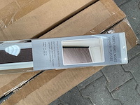 Partij verduistering - plissé gordijn - 70x140 cm - grijs (54x) - afbeelding 4 van  4