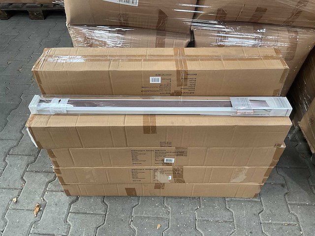 Partij verduistering - plissé gordijn - 80x140 cm - grijs (54x) - afbeelding 1 van  4