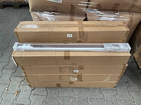 Partij verduistering - plissé gordijn - 80x140 cm - grijs (54x) - afbeelding 2 van  4