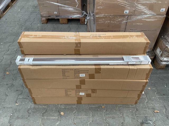 Partij verduistering - plissé gordijn - 90x140 cm - grijs (54x) - afbeelding 3 van  4