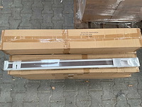 Partij verduistering - plissé gordijn - 90x140 cm - grijs (54x) - afbeelding 1 van  4